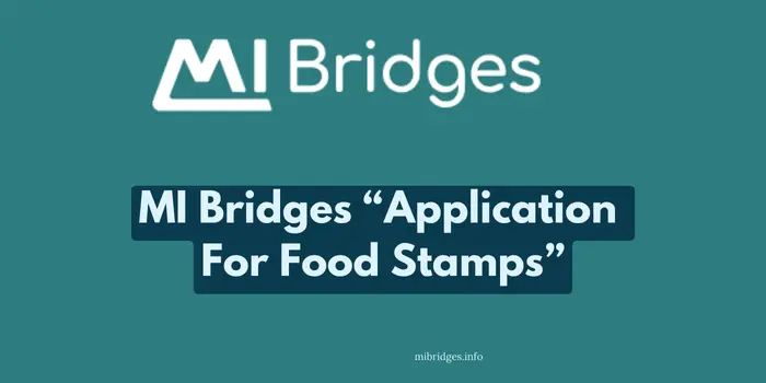 MI Bridges Application For Food Stamps